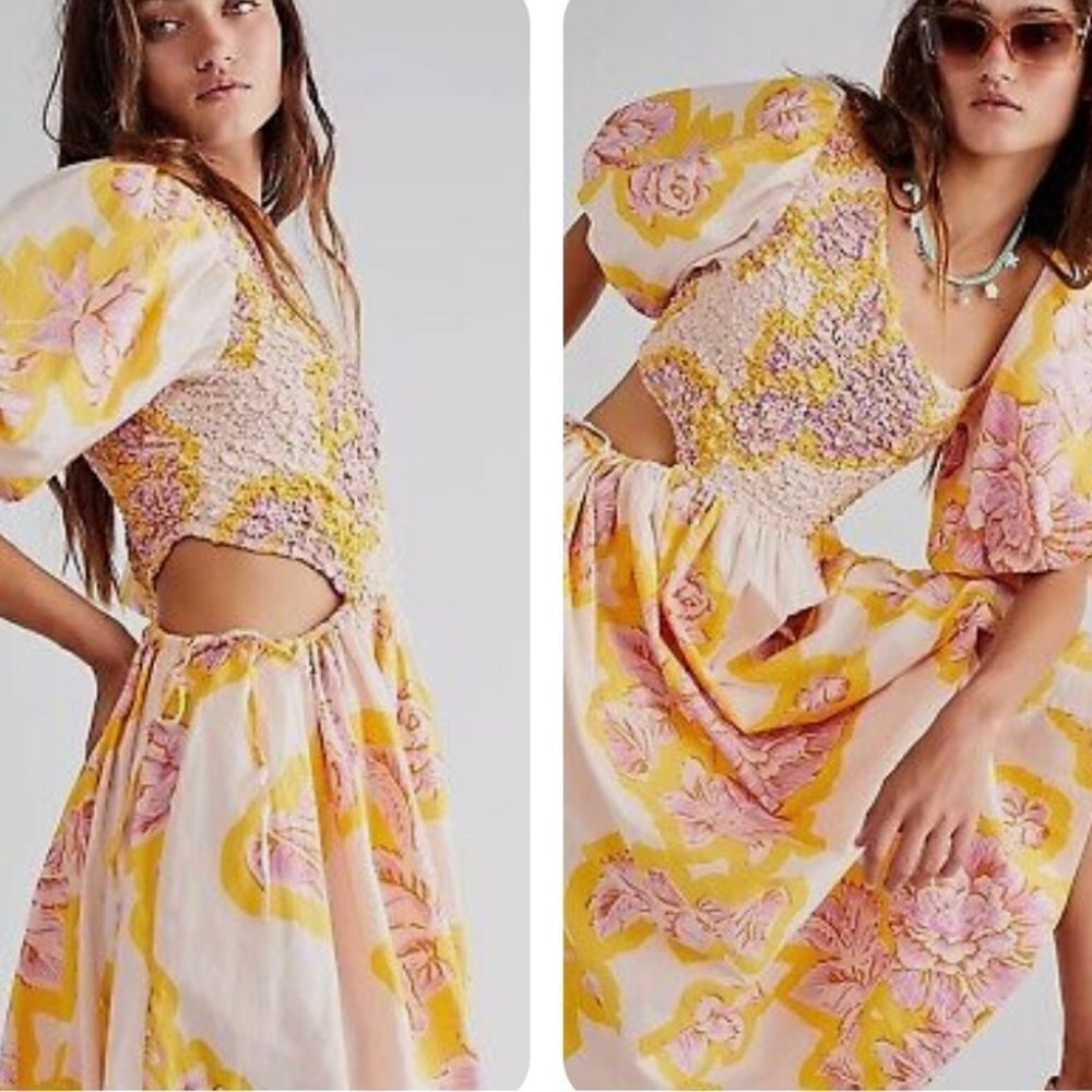 Free People Kalina Printed Midi Dress
Size XS,M NWOTânever wornâbefore - Picture 4 of 16